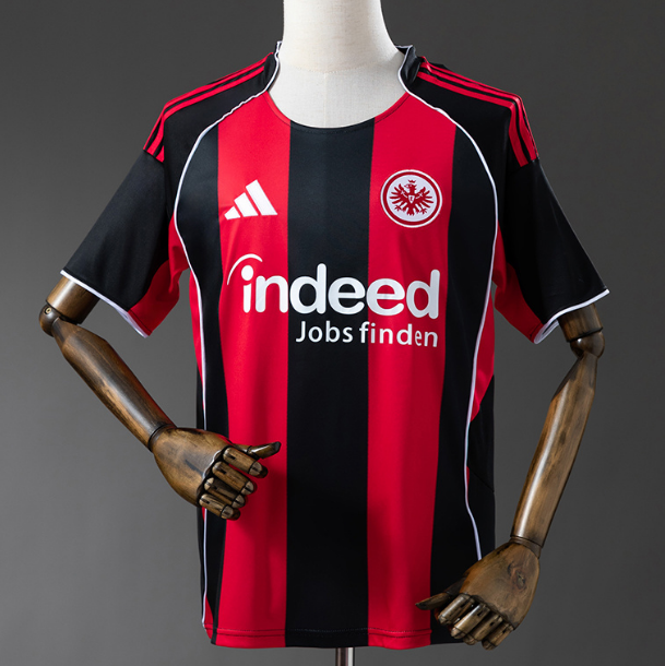 2025-26 Eintracht Frankfurt Home Soccer Jersey Shirt